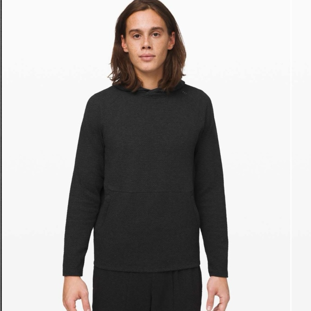 Lululemon At Ease Hoodie- Heathered Black